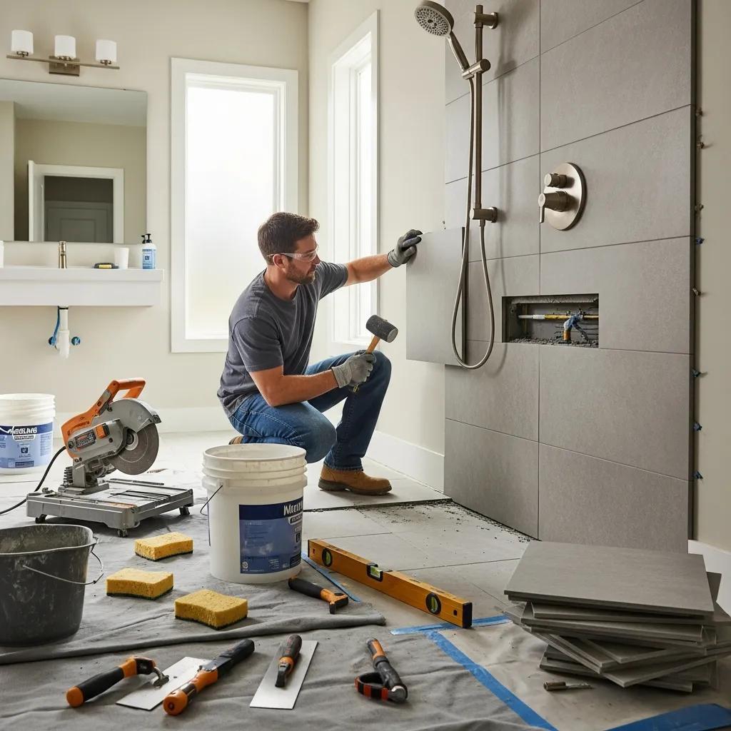 Barrier-Free Walk-In Shower Conversion From Tub for Albany Homes